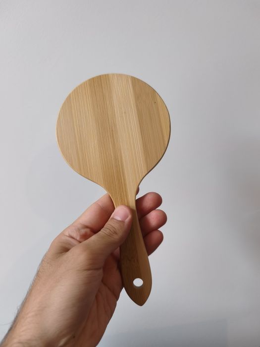 Espelho de mão em bambu