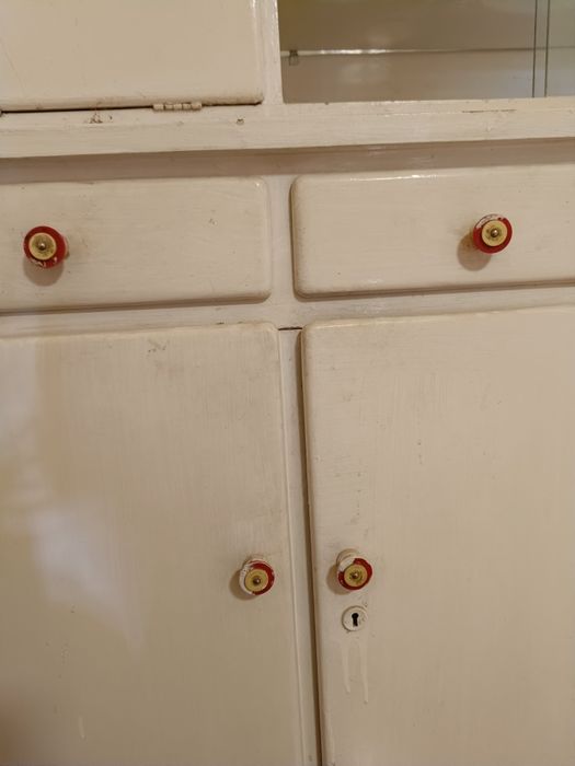 Komplet mebli kuchennych z lat 60-tych