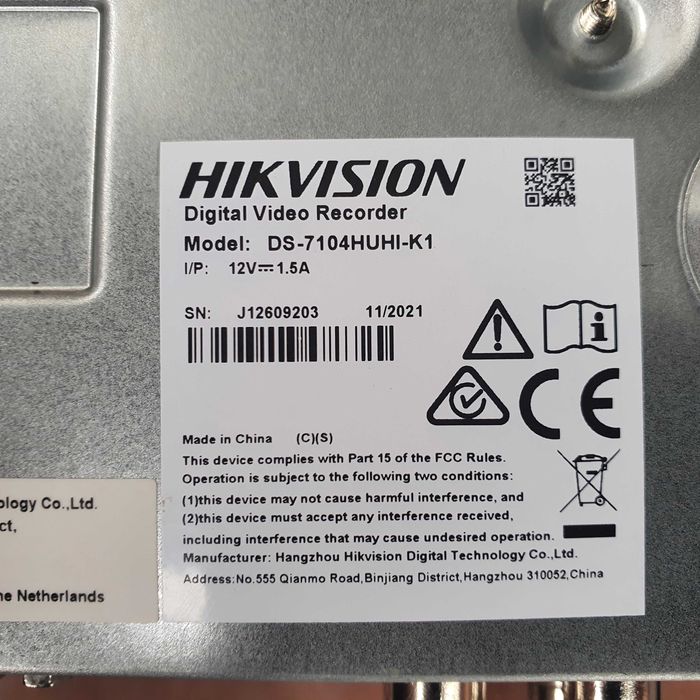 Rejstrator Hikvision DS-7104HUHI-K1