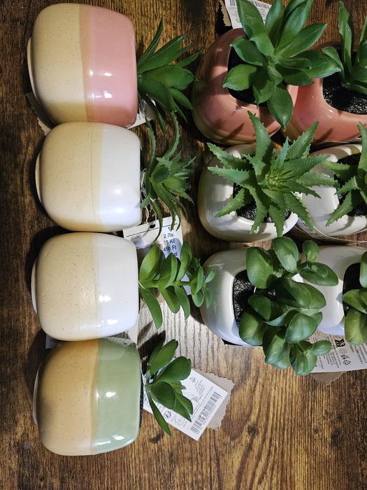 Mini sukulenty sztuczne