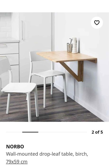 Mesa dobrável IKEA Norbo