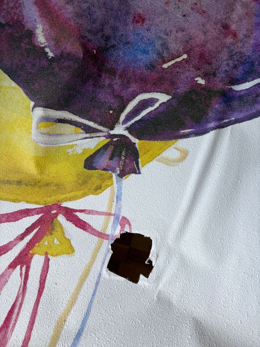 Tapeta dziecieca po demontazu ,