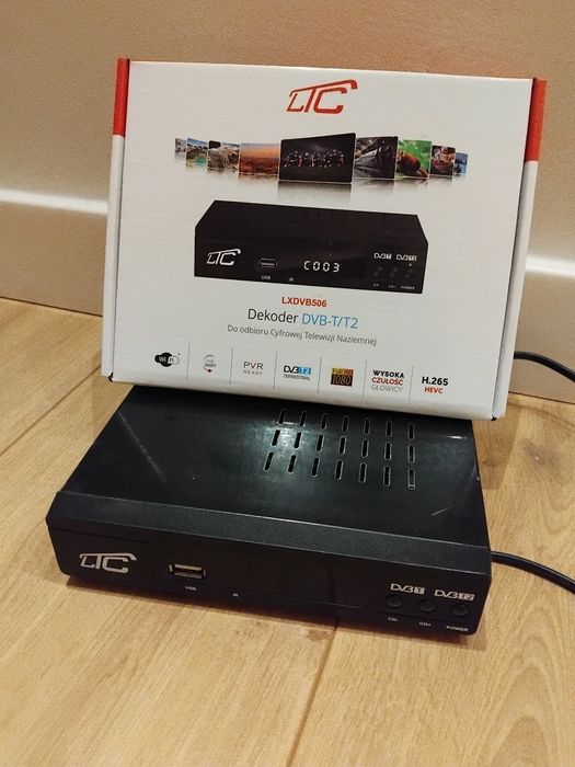 Tuner, dekoder DVBT2. Telewizja naziemna