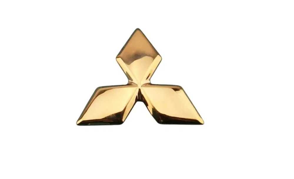 Емблема Mitsubishi на капот/решітку/багажник/руль (пластик,на скотчі)