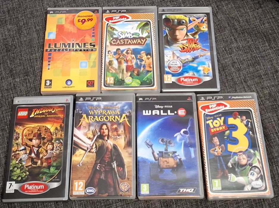 Gry na PSP, 7 gier na PSP