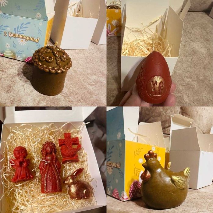 Свічки з натурального бджолиного воску | Ручна робота | Подарунок