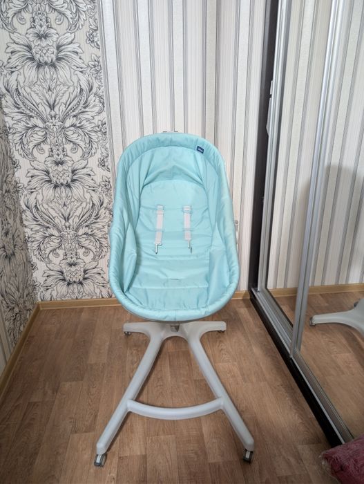 Крісло-качалка Chicco Baby Hug 4in1 Aquarelle