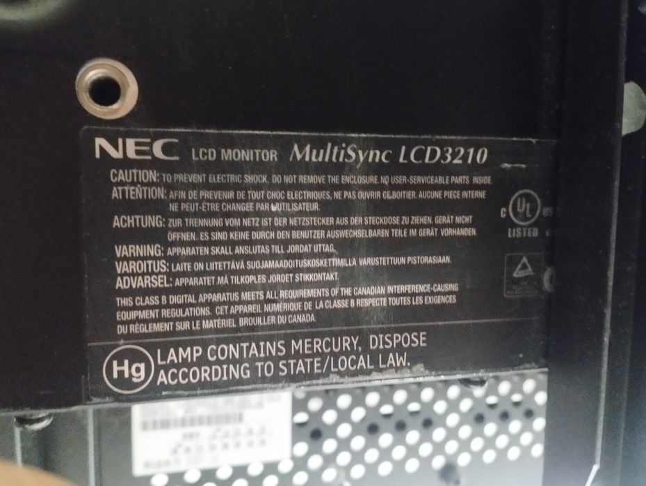 TV  monitor NEC 3210  32" całe