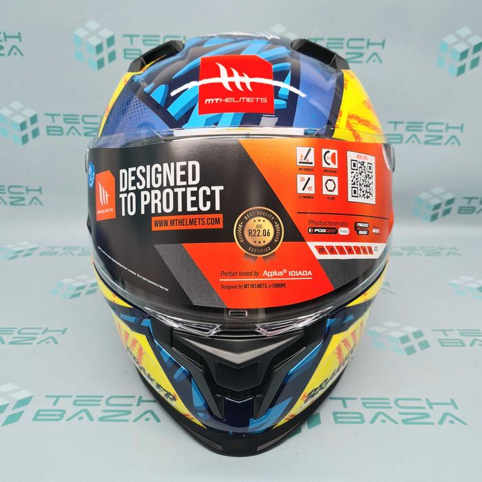 Мотошолом MT Braker SV Fury C17 Gloss