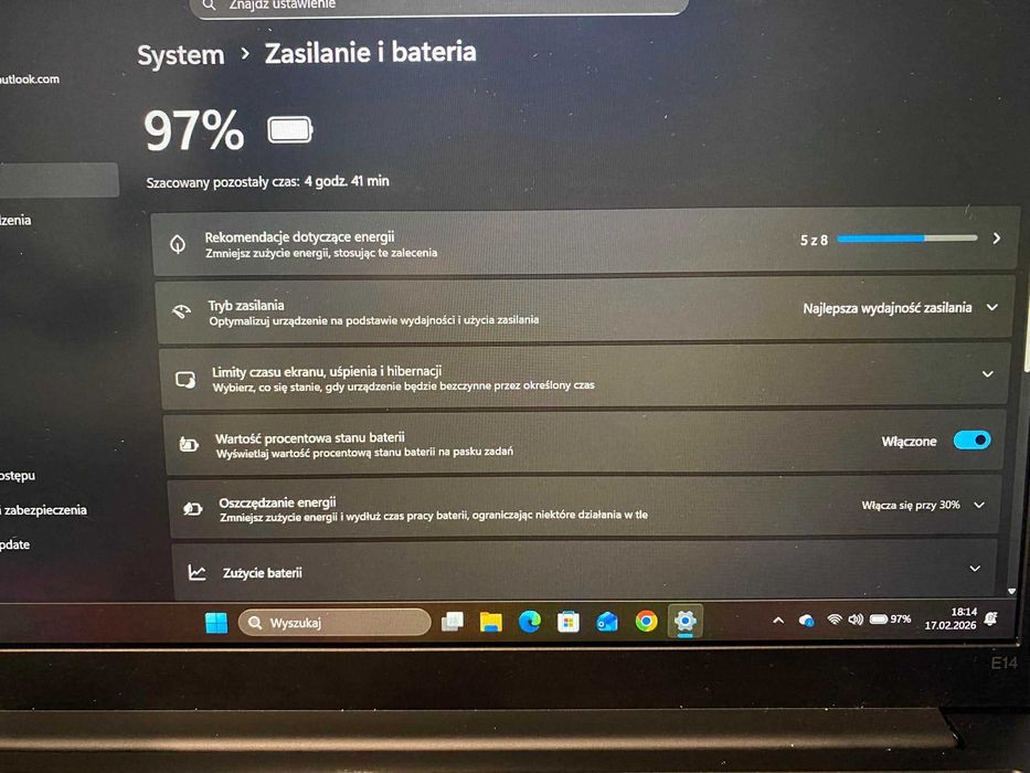 Lenovo Thinkpad E14 G2 I7-1165G7 16GB 512GB