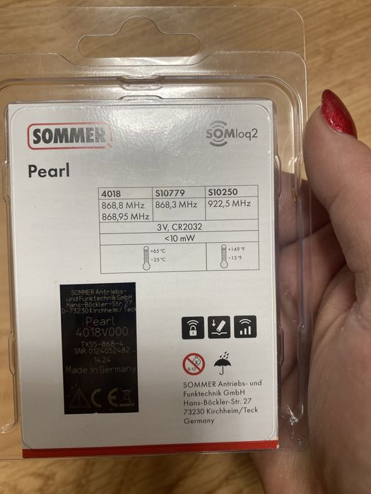 Pilot sommer pearl 4-kanałowy