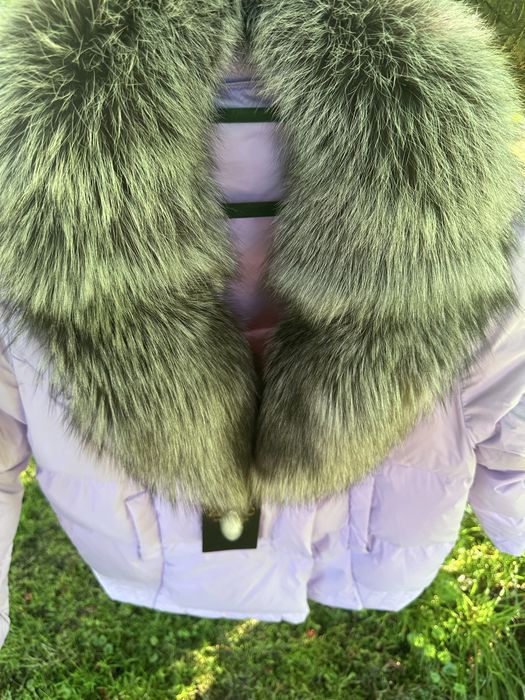 kurtka zimowa z lisem