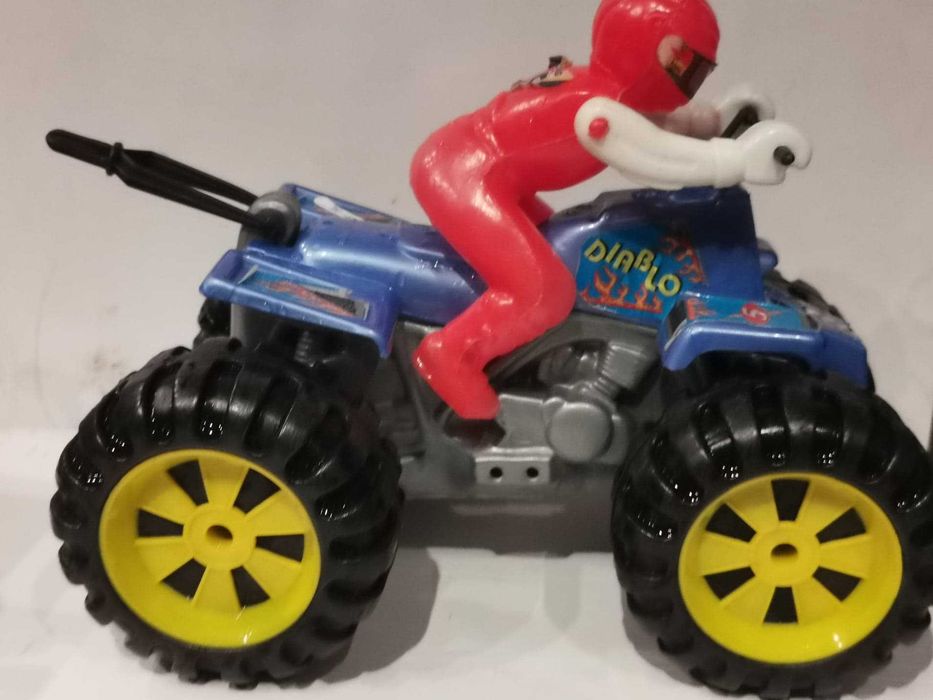 Duży quad samochód auto do pchania z rączką, uchwytem