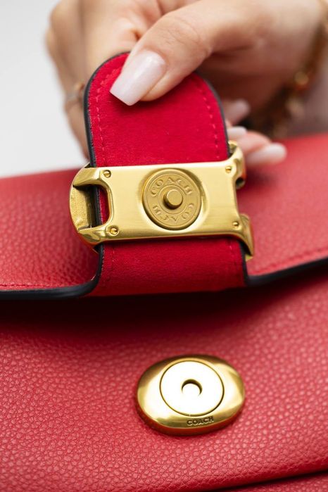 Сумка Coach / сумочка коач коуч червона