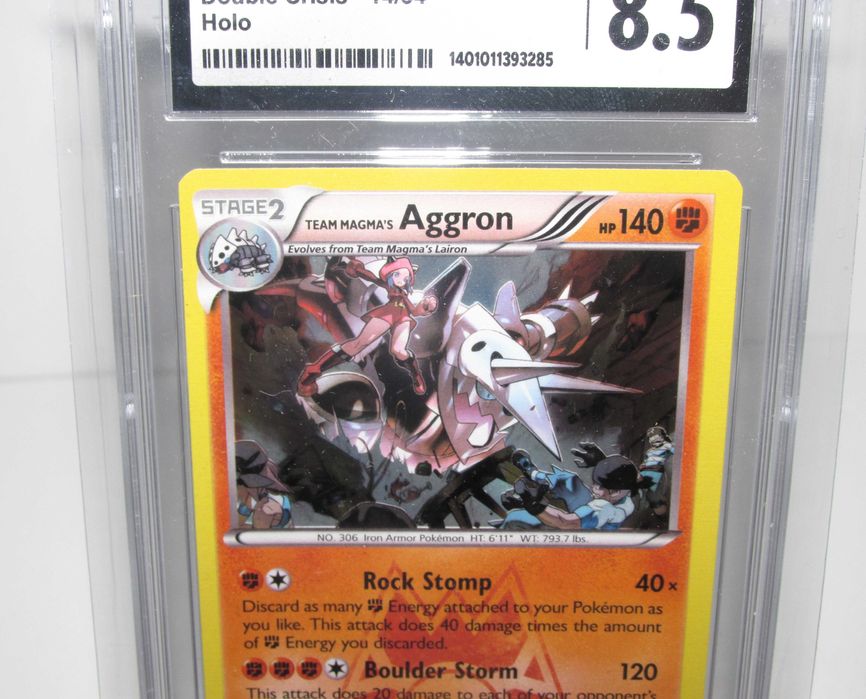 Team Magma's Aggron HOLO - CGC 8.5 - Pokémon 2015