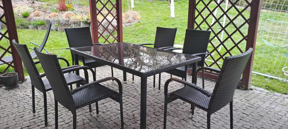 Meble ogrodowe dla 6 osób