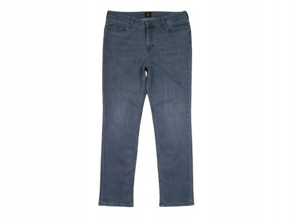 LEE Marion Straight Spodnie Jeans Szare r. 33/31