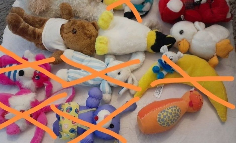 Peluches variados peq/med