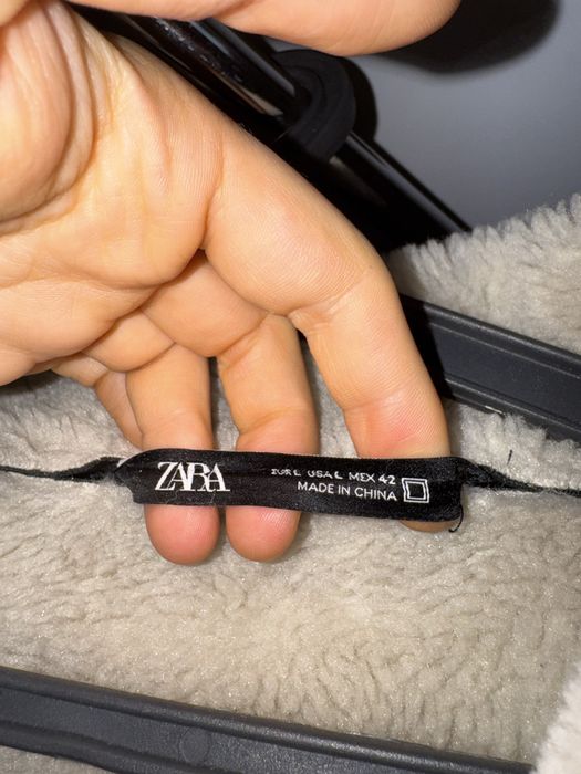 Чоловіча дублянка Zara L чорна