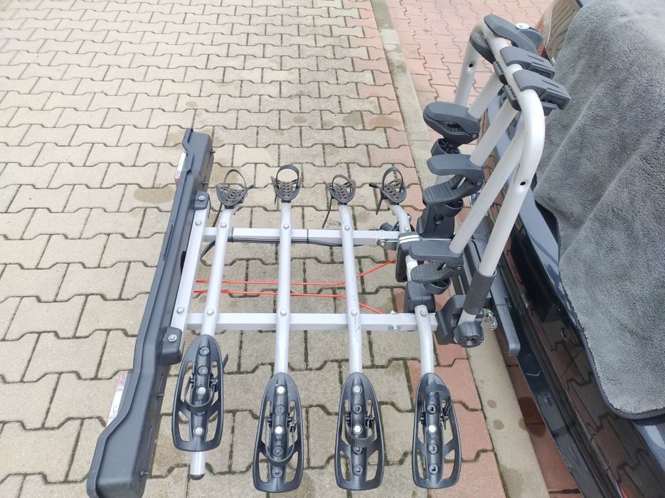 Peruzzo Parma 4 bagażnik rowerowy na hak na 4 rowery. Uchylny .