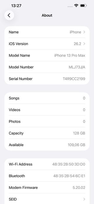 iPhone 13 Pro Max em excelente estado