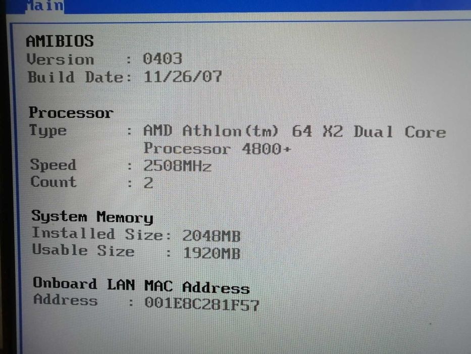 Комплект Asus M2A-MX + процессор АМД + память
