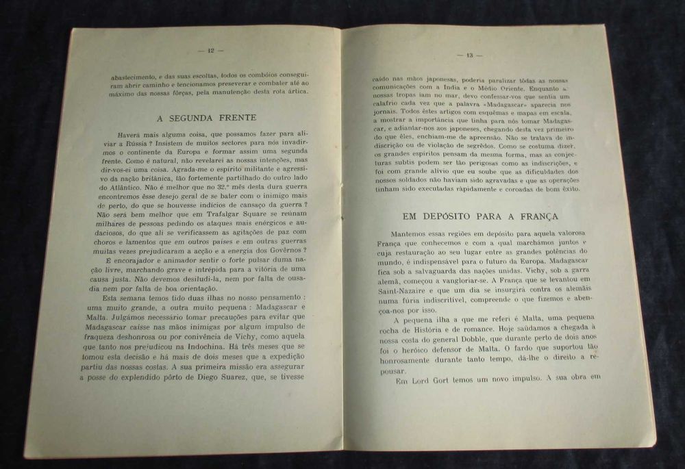 Livro Um único fim possível Prosseguindo para a Vitória Churchill