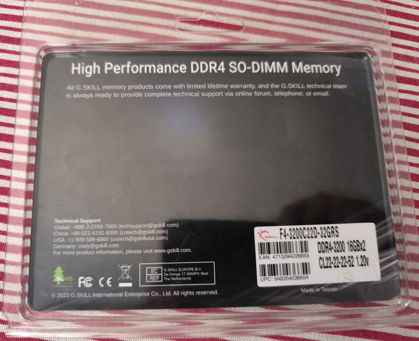 2 memórias 8Gb Lenovo