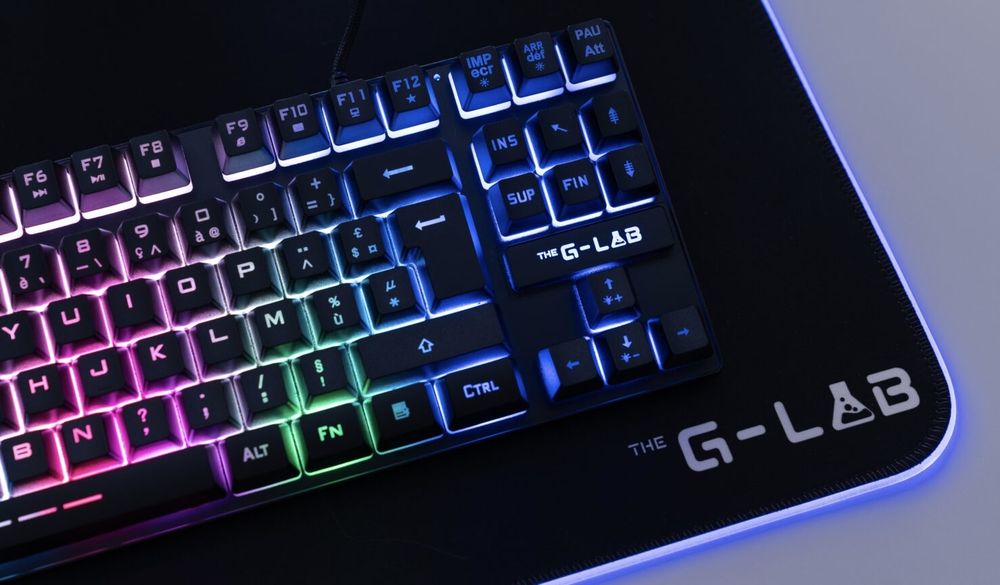 Ігрова  клавіатура AZERTY  G-Lab TKL RGB  Французька