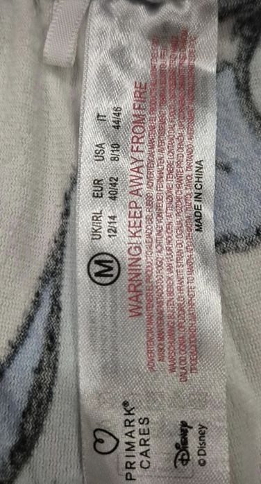 Calça Pijama Polar Primark Stitch Tam M