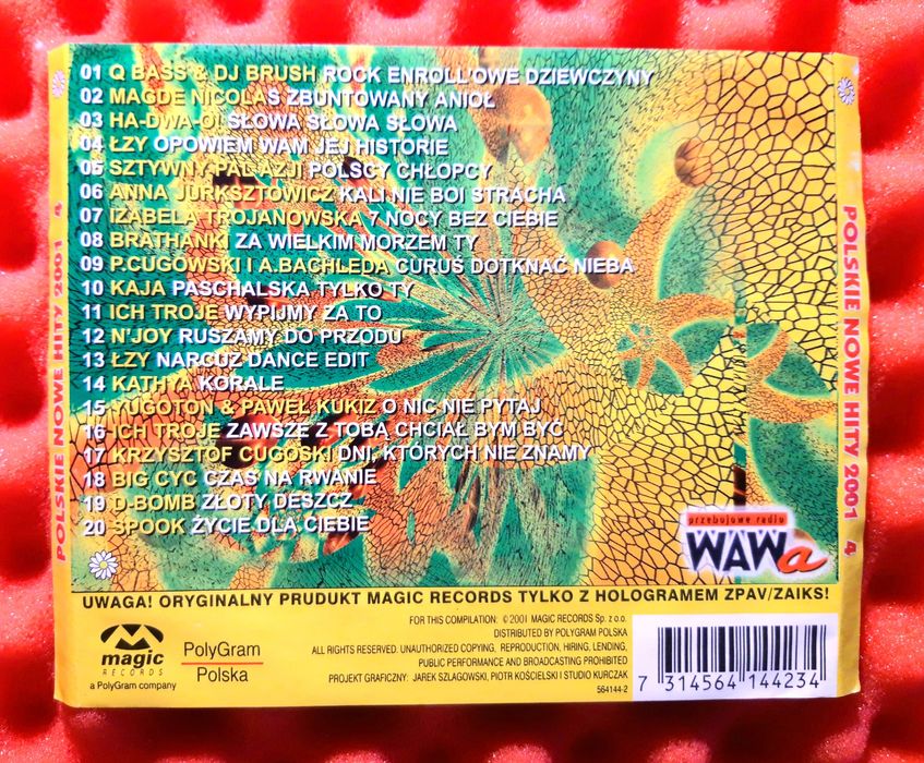 Polskie Nowe Hity 2001 4 (CD, 2001)
