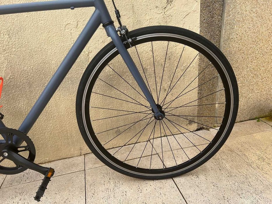 Bicicleta de cidade single speed Decathlon