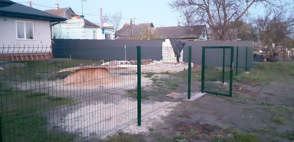 Сітка для огрожі, паркан з зварної сітки 3D, секційна огорожа