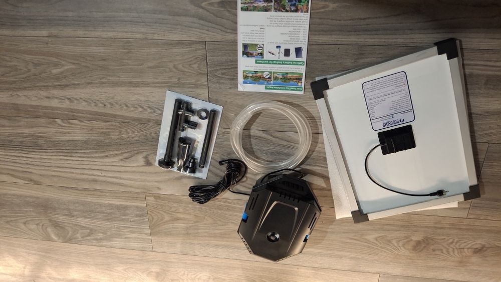 Solarna pompa fontannowa z filtrem Poposoap 20W do oczka wodnego