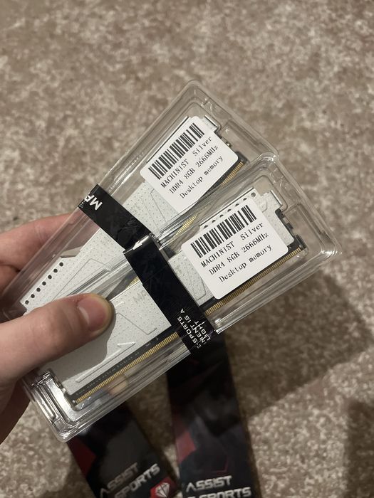 оперативна памʼять комплект 16GB DDR4 (2x8) MACHINIST , ryzen 3 1200