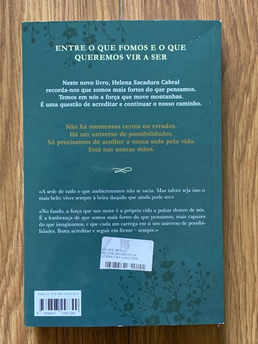Talvez Um Dia... - Helena Sacadura Cabral
