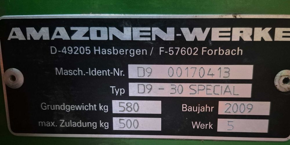 Siewnik zbożowy Amazone D9 30 SPECIAL