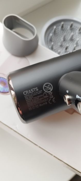 Могутній Іонний Фен CRASTS з дифузором Європейського стандарту