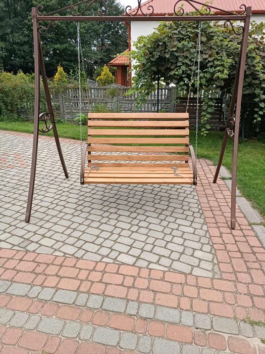 Huśtawka ogrodowa metalowa loft
