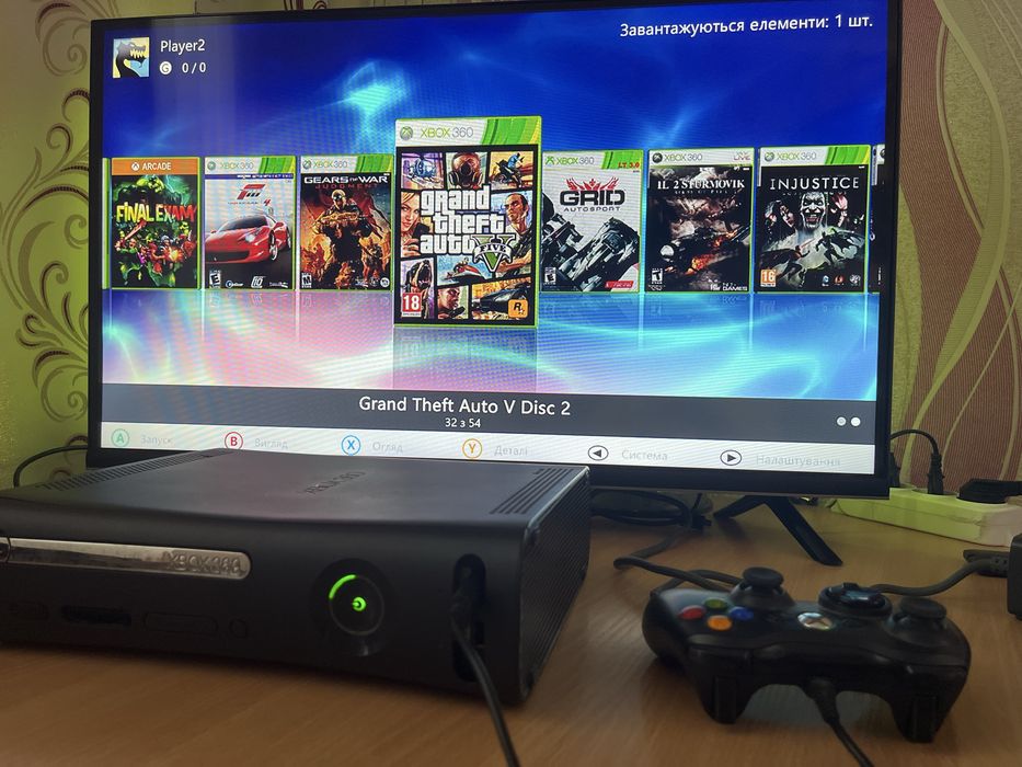 Xbox 360 53 гри 250 gb