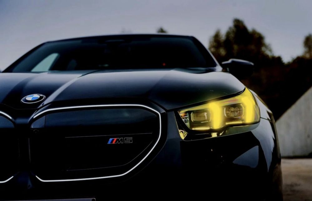 Светодиодная плата ДХО Yellow для фар BMW G60, G61, M5 F95 LCI 2023-25