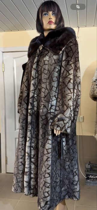 Рр 52-54. Норковая шуба’ трафаретка’ греция! NAFA