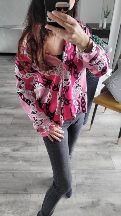 Elegancka koszula bluzka lejąca Dunnes M