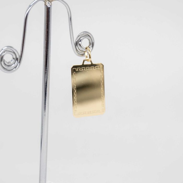 złota zawieszka 585 blaszka nieśmiertelnik 1,81 gram NOWA do GRAWERU