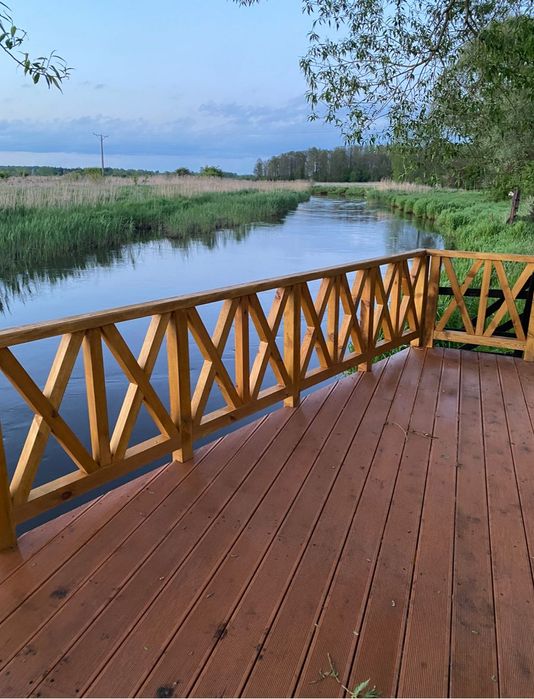 Dom / domek na wynajem z plażą Podlasie - sauna, jacuzzi, kajaki, SUPy