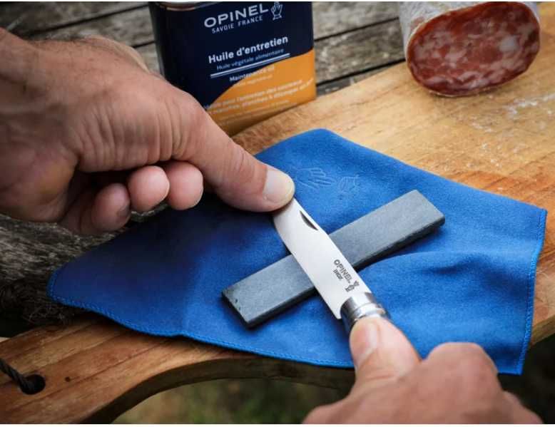 Opinel 002506 набор ножемана масло олива точилка полотенечко коробка