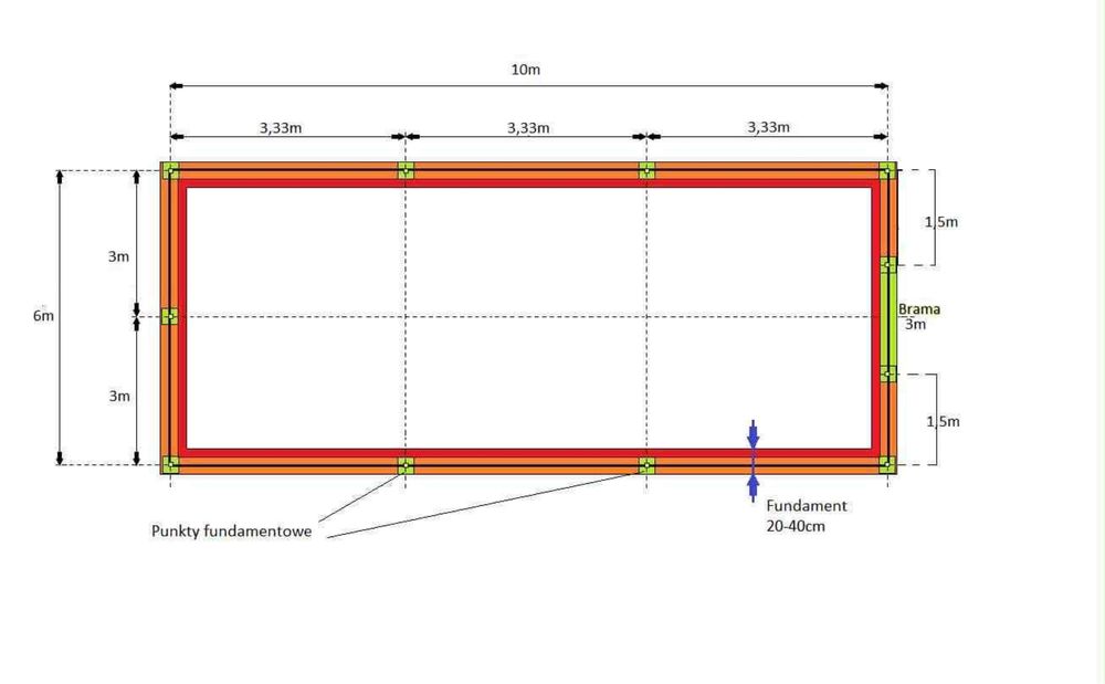 Sprzedam garaż drewniany