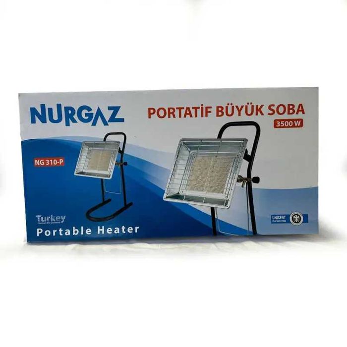 Обігрівач газовий Nurgaz NG310P 3500 Вт на підставці