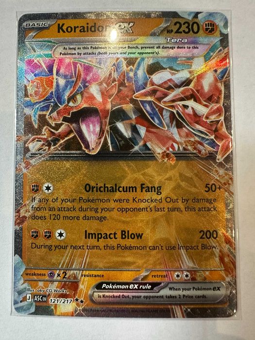 Koraidon ex 121/217 – Near Mint – Mega Evolution: Ascended Heroes (ASC)