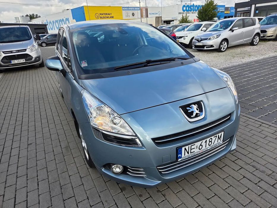 Peugeot 5008 1.6Diesel 115km Automat Czuj.Parkownia Klima Serwis Faktura Gwarancja